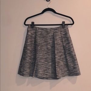 Madewell Grey Tweed Skater Skirt Size 6